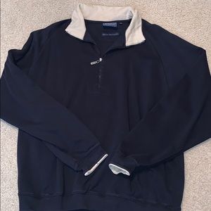 BOBBY JONES QUARTER-ZIP LONG SLEEVE PULLOVER